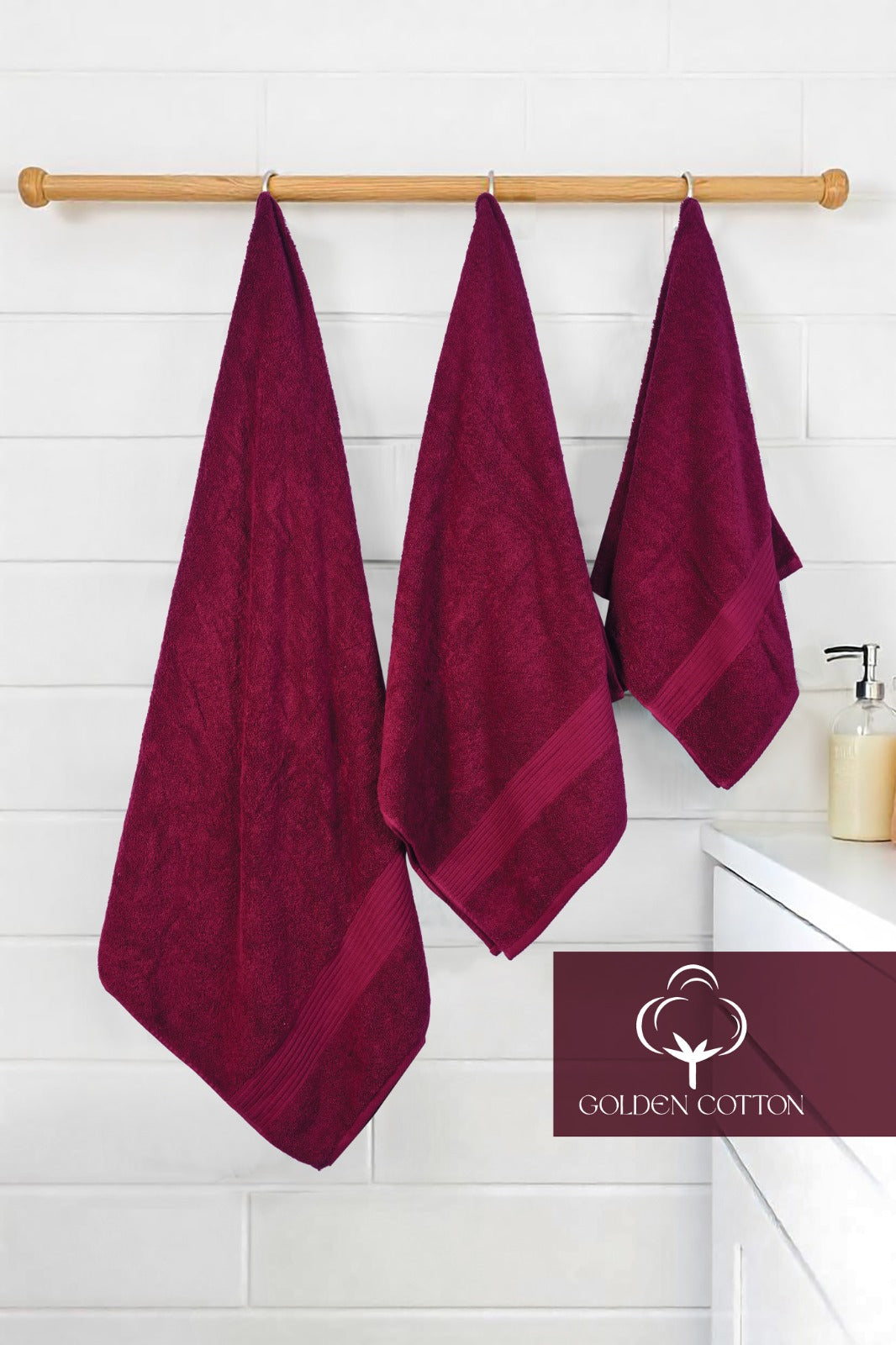 Burgundy Set of 3