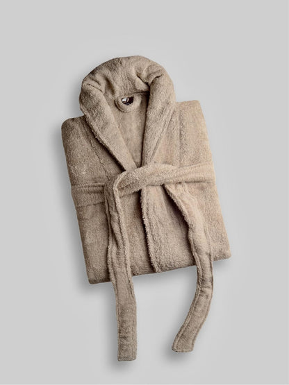 Luxury 100% Cotton Bathrobe – Ultra Soft & Comfortable
